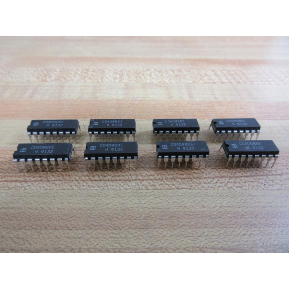 Harris CD4098BE Integrated Circuit (Pack of 8) - New No Box