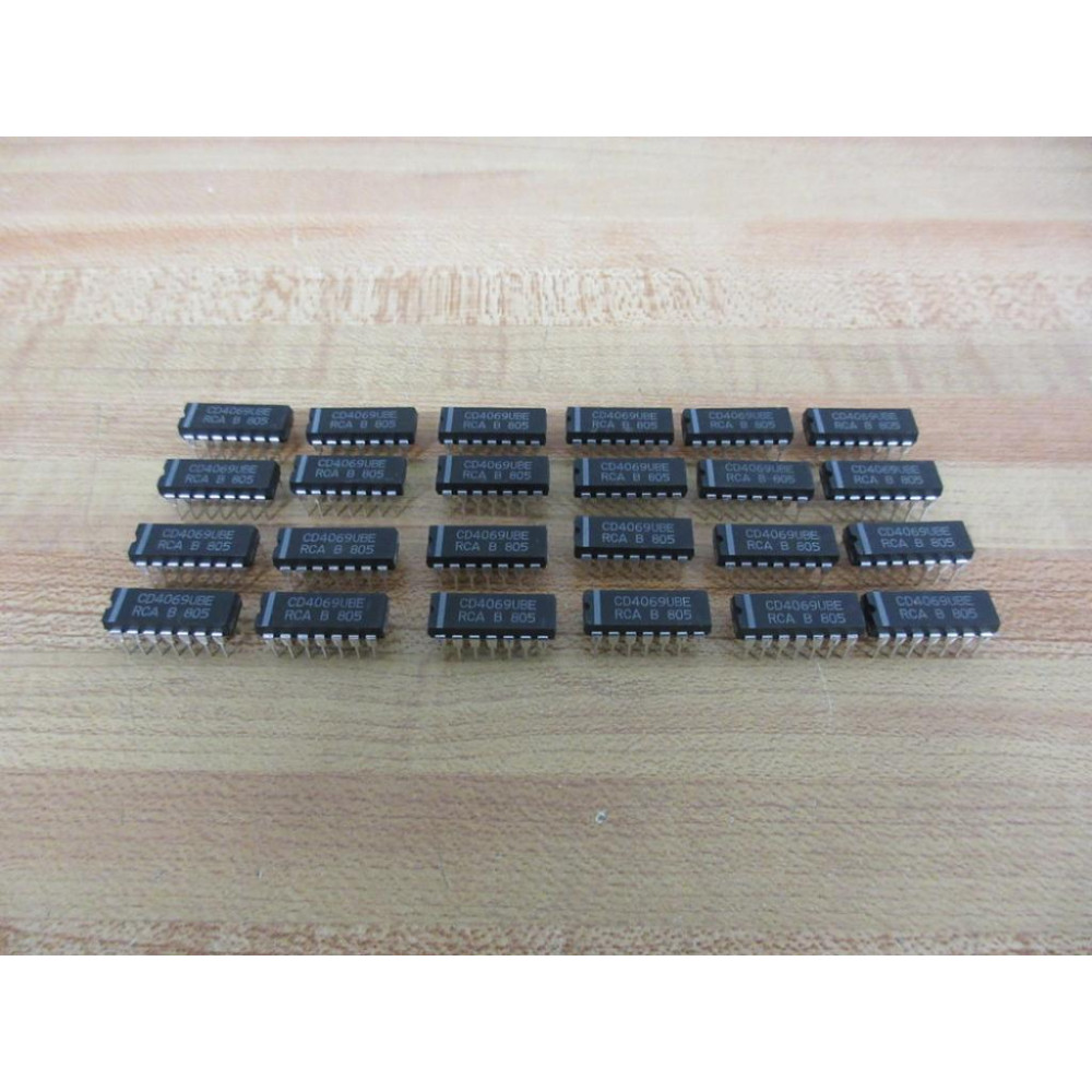 RCA CD4069UBE Ic Chip (Pack of 24) - New No Box