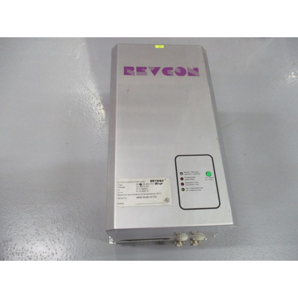 Revcon DC33-460-75-1-115 Power Inverter Drive DC33460751115 - Used