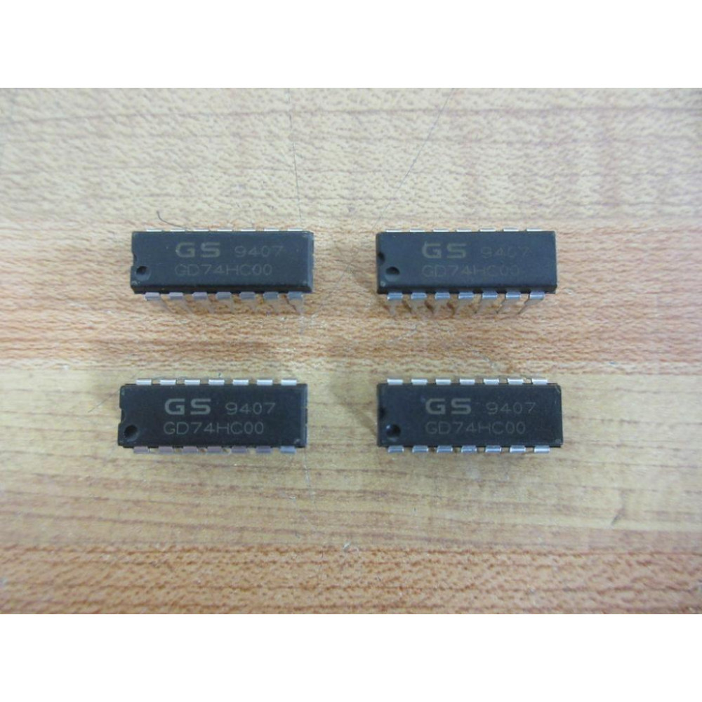 Gold Star GD74HC00 Integrated Circuit (Pack of 4) - New No Box