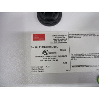 Hoffman A10086CHFLSPL Enclosure A10086CHFL - Used