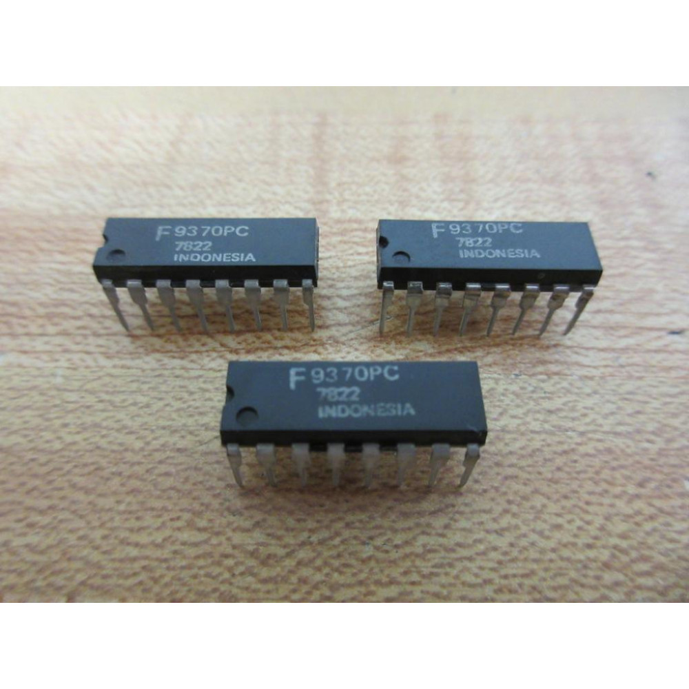 Fairchild 9370PC Integrated Circuit (Pack of 3) - New No Box