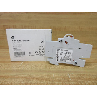 Allen Bradley 1489-AMRA3 Auxiliary Contact 1489AMRA3 Series D