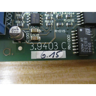 Baumuller 3.9403C Circuit Board 39403C - Used