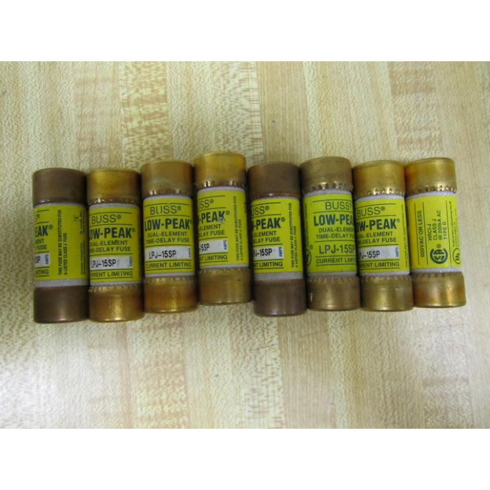 Buss LPJ-15SP Bussmann Fuse Cross Ref 4XF32 (Pack of 8) - New No Box