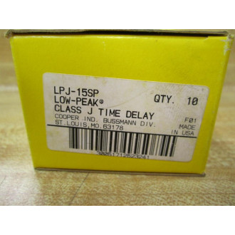 Buss LPJ-15SP Bussmann Fuse Cross Ref 4XF32 (Pack of 10)