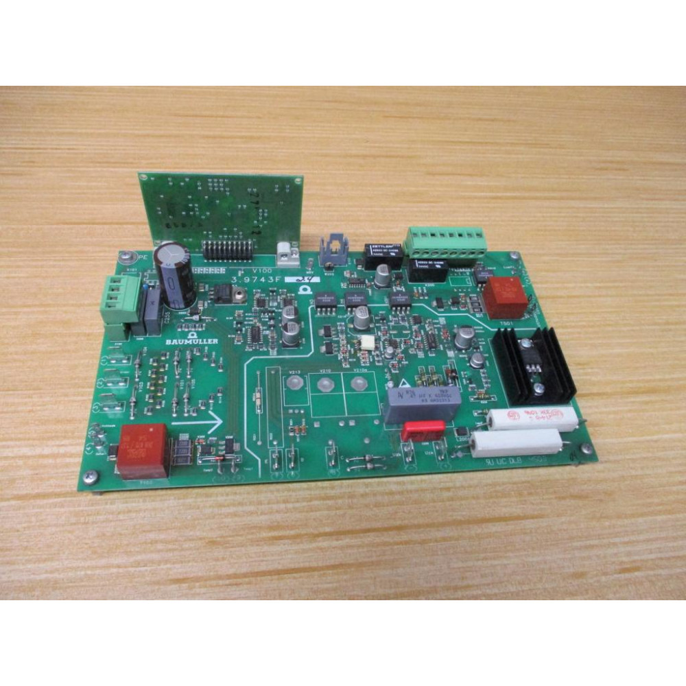 Baumuller 3.9743F Circuit Board Assembly 3.9227E 2.4 - Used