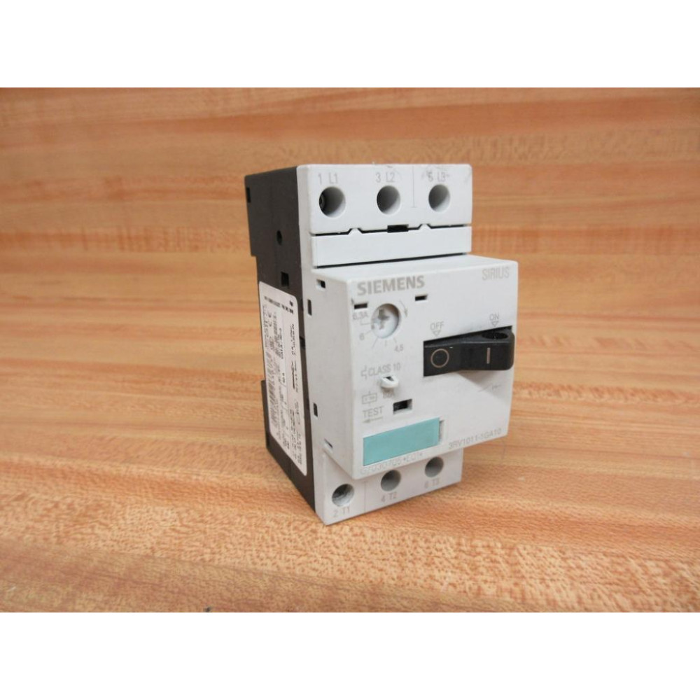 Siemens 3RV1011-1GA10 4.5-6.3A Contactor 3RV10111GA10 - Used
