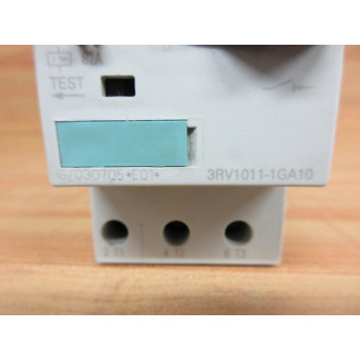 Siemens 3RV1011-1GA10 4.5-6.3A Contactor 3RV10111GA10 - Used