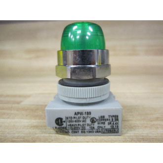 IDEC APW-199 Pilot Light Operator APW199 Green - New No Box