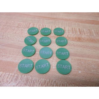 Eaton M22-XD-G-GB1 Flush Button M22XDGGB1 (Pack of 12) - New No Box