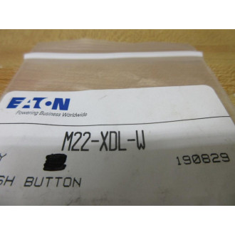 Eaton M22-XDL-W Flush Button M22XDLW (Pack of 6)