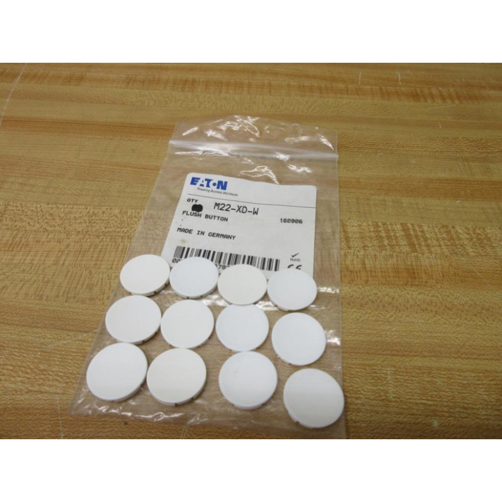Eaton M22-XD-W Flush Button M22XDW (Pack of 12)