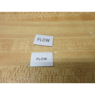 Eaton M22-XST-ETCH Cutler Hammer Legend Plate Insert Flow & Pump (Pack of 3)