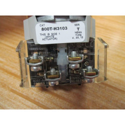 Allen Bradley 800T-H3103A Keyed Selector Switch 800TH3103A Ser. T