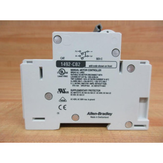Allen Bradley 1492-CB2-G020 Circuit Breaker 1492CB2G020 Series C - New No Box