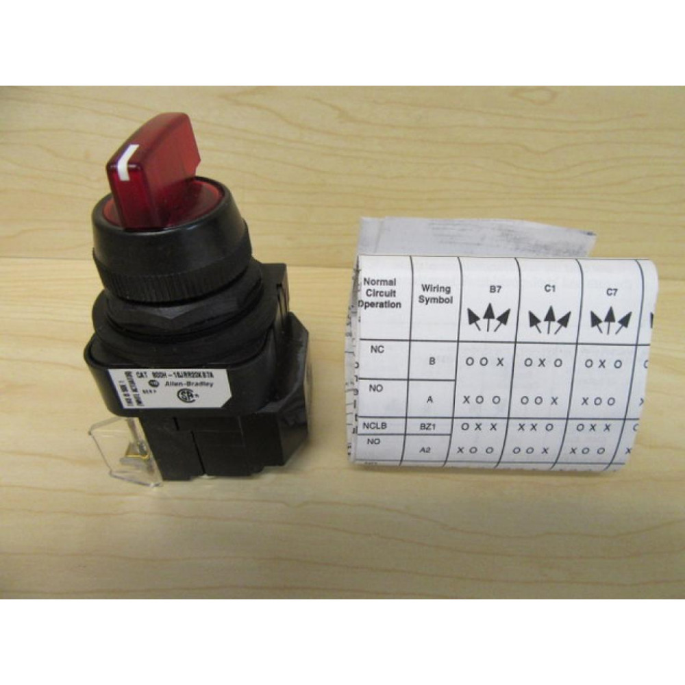Allen Bradley 800H-16JRR20KB7A Selector Switch - New No Box