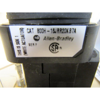Allen Bradley 800H-16JRR20KB7A Selector Switch - New No Box