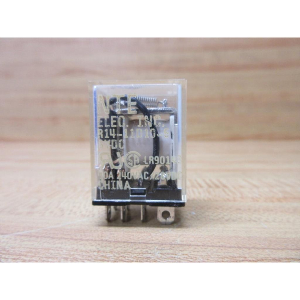 NTE Electronics, R14-11D10-6-5VDC Relay R1411D1065VDC - New No Box