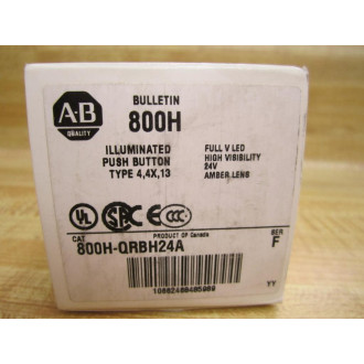 Allen Bradley 800H-QRBH24A Button 800HQRBH24A Series F