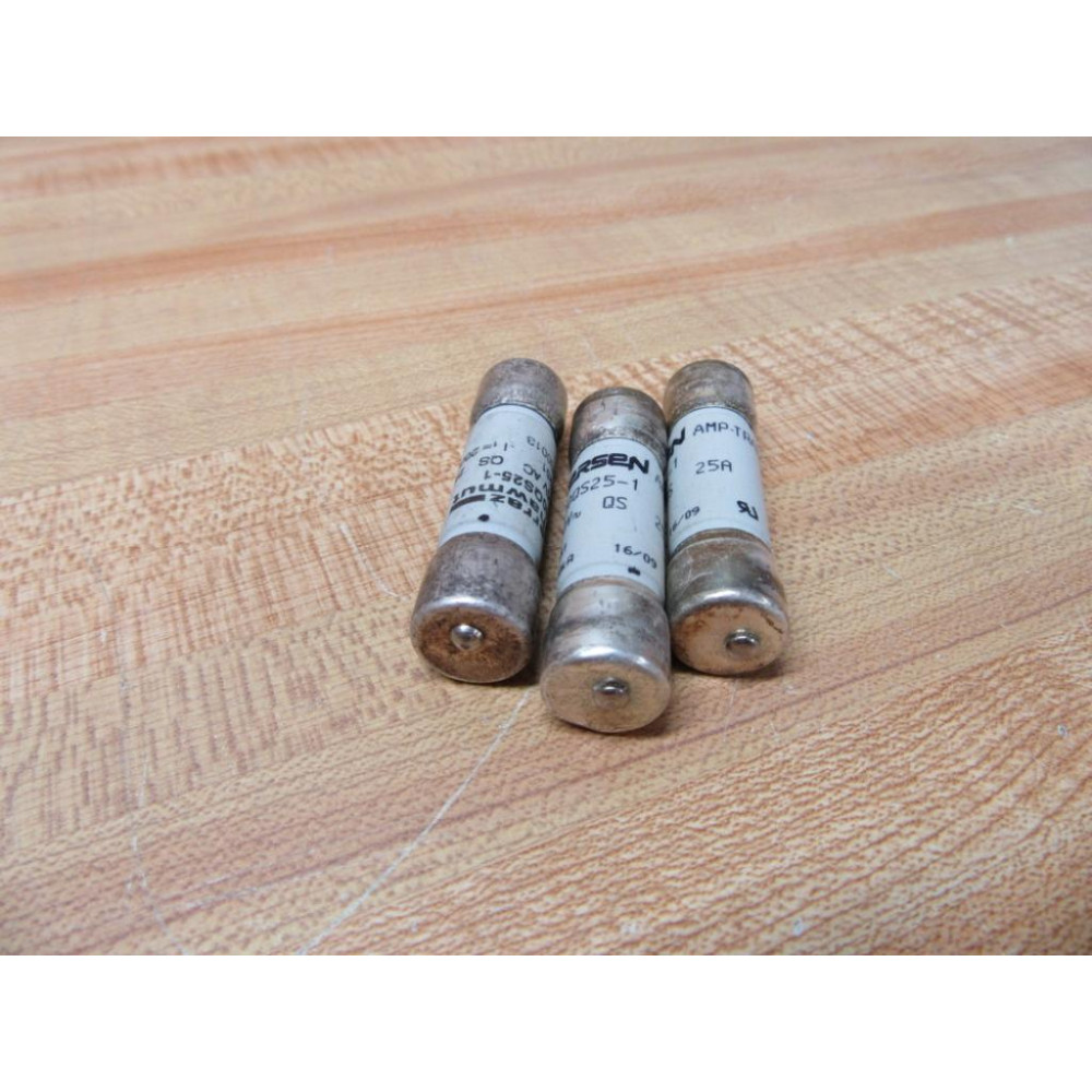 Gould Shawmut Ferraz A30QS25-1 Fuse Cross Ref 46C450 (Pack of 3) - New No Box