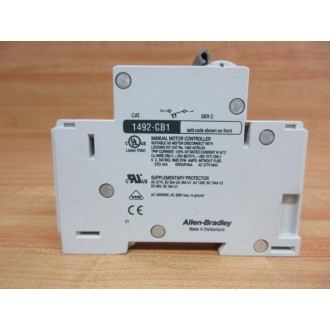 Allen Bradley 1492-CB1G010 1 Amp Breaker 1492CB1G010 Ser. C - New No Box