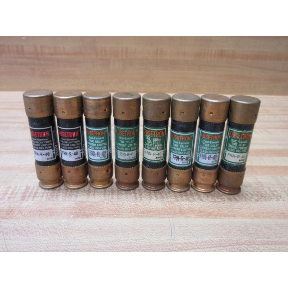 Fusetron FRN-R-40 Bussmann Fuse Cross Ref 1A699 (Pack of 8) - New No Box