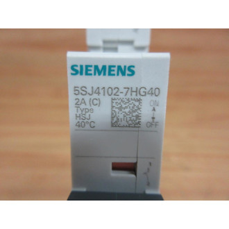 Siemens 5SJ4102-7HG40 Circuit Breaker - New No Box