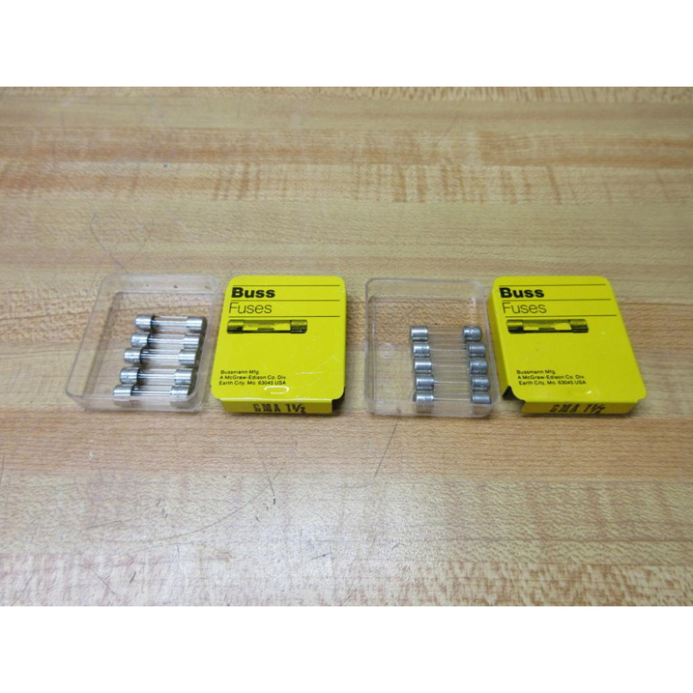 Buss GMA-1-12 Bussmann Fuse Cross Ref 6F099 Fine Wire Element (Pack of 10)