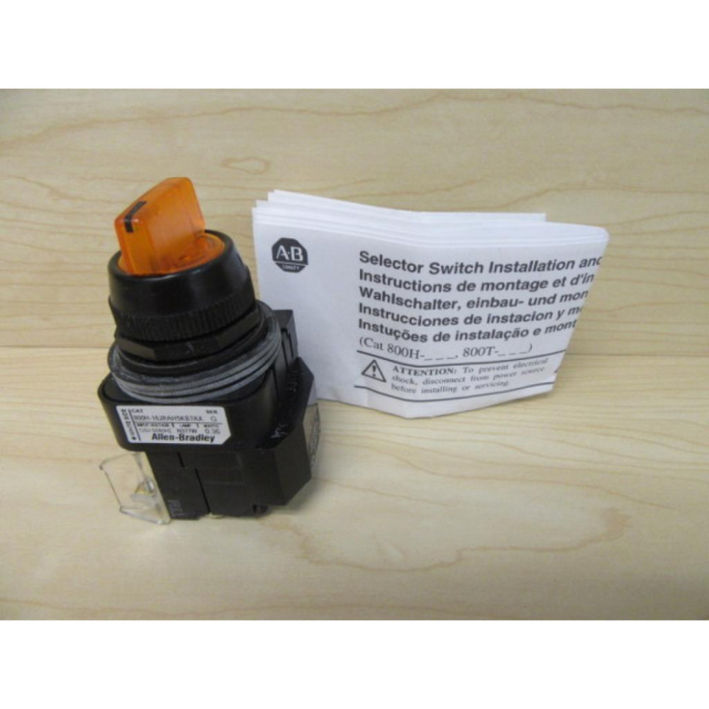 Allen Bradley 800H-16JRAH5KB7AX Selector Switch - New No Box