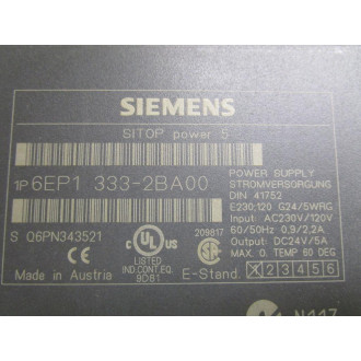 Siemens 6EP1-333-2BA00 Power Supply 6EP13332BA00 - New No Box