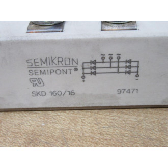 Semikron SKD16016 Bridge Rectifier SKD16016 - Used