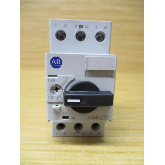 Allen Bradley 140M-C2T-B16 Motor ProtectorCircuit Breaker 140MC2TB16 Ser.B - Used