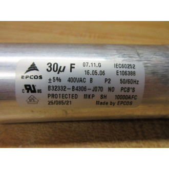 EPCOS B32332-B4306-J070 Capacitor 30µF 400VAC - Used
