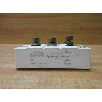 Semikron SKKT 13214E SEMIPACK 2 Thyristor Module - Used