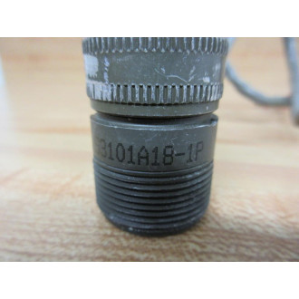 Amphenol MS3101A18-1P Connector MS3101A181P - Used