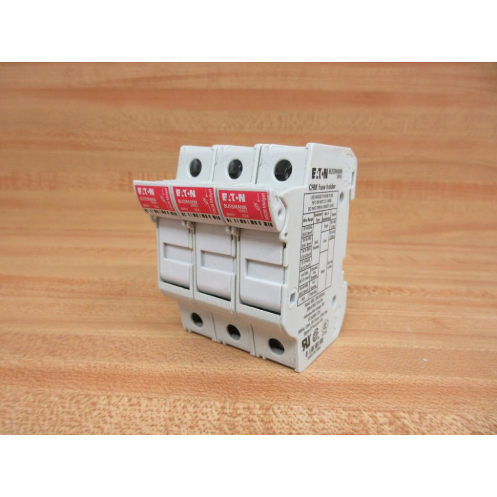 EatonBussmann CHM3DIU Fuse Holder - Used