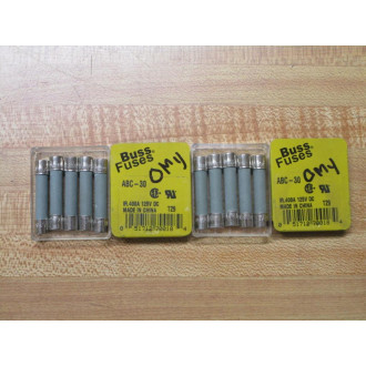 Buss ABC-30 Bussmann Fuse Cross Ref 1BX49 Gray (Pack of 10)