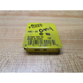 Buss ABC-30 Bussmann Fuse Cross Ref 1BX49 Gray (Pack of 10)