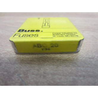 Buss ABC-20 Bussmann Fuse Cross Ref 1BX46 White (Pack of 10)