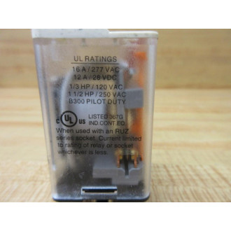 Telemecanique RUMC2AB1F7 Relay RUMC2AB1F7-120V - New No Box