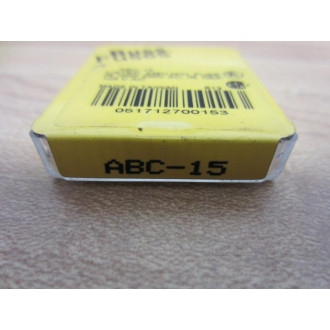 Buss ABC-15 Bussmann Fuse Cross Ref 1BX45 Gray (Pack of 10)