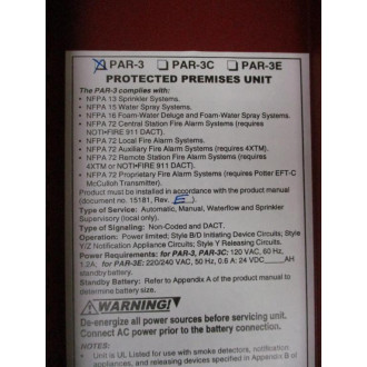 Viking PAR-3 Fire Control Panel PAR3 - New No Box