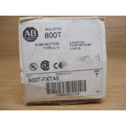 Allen Bradley 800T-FXTA5 Pushbutton 800T-FXT-A5 Ser. T