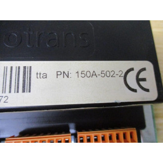 Technotrans 150A-502-2 Controller 150A5022 W DIN Mount - Used