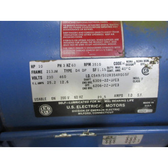 US Electrical Motors C549S02R354R005F Motor 89-06397 - New No Box