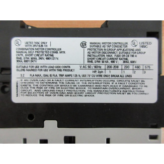 Siemens 3RV1011-1DA10 Sirius Motor Starter 3RV10111DA10 With 3RV1901-1E - Used