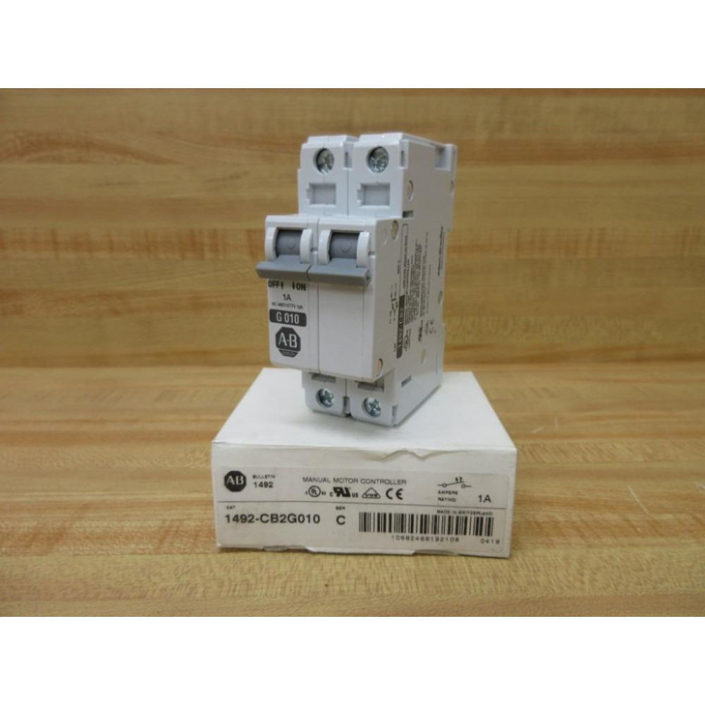 Allen Bradley 1492-CB2-G010 Circuit Breaker 10A 1492CB2G010