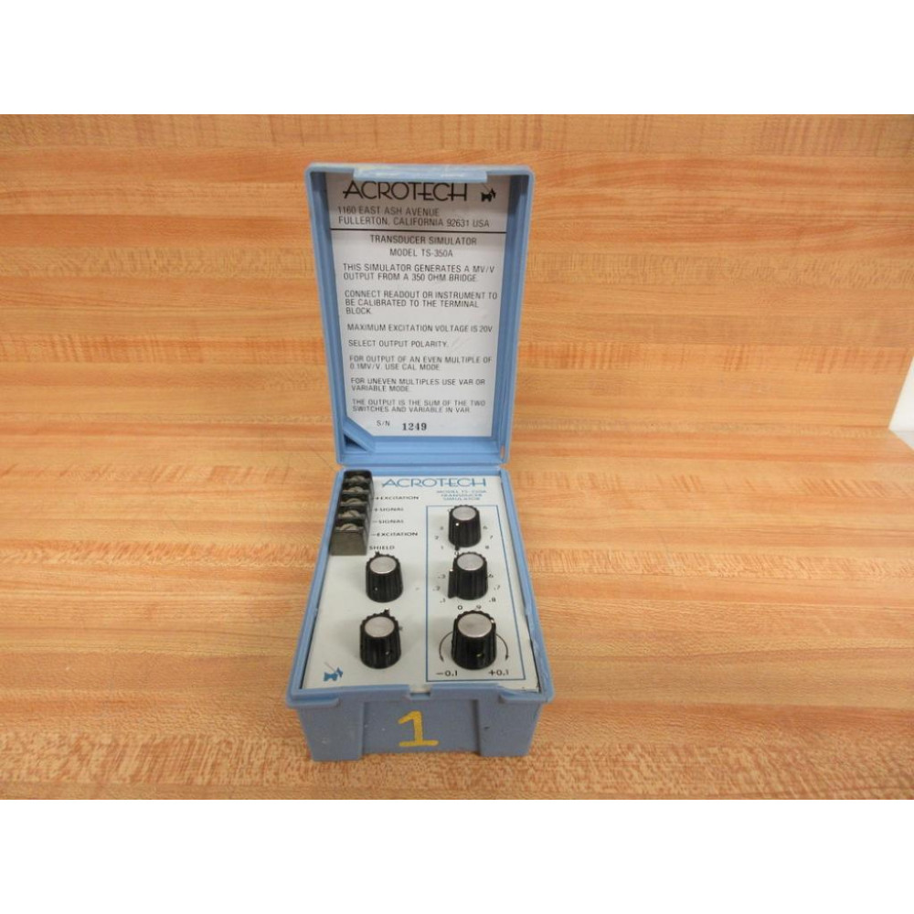 Acrotech TS-350A Transducer Simulator TS350A - Used