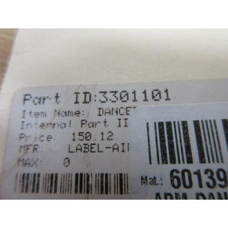 Label-Aire 3301101 Dancer Arm - New No Box